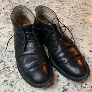 Authentic Frye Chukka Boots (Black/8D)